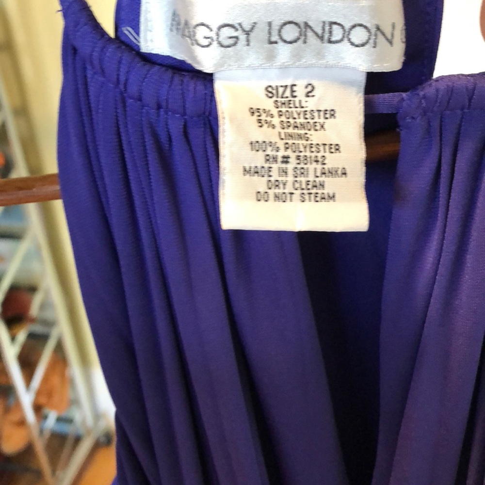 Purple high to low dress - Picture 2 of 5
